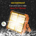 400W ,600wat and 800watt and 1000watt LED Solar Work Light 25000, 35000 nad 60000 MAH SOLOR POWER BANK WITHwith 4 Modes, Waterproof Portable Solar Power Outdoor Working Light